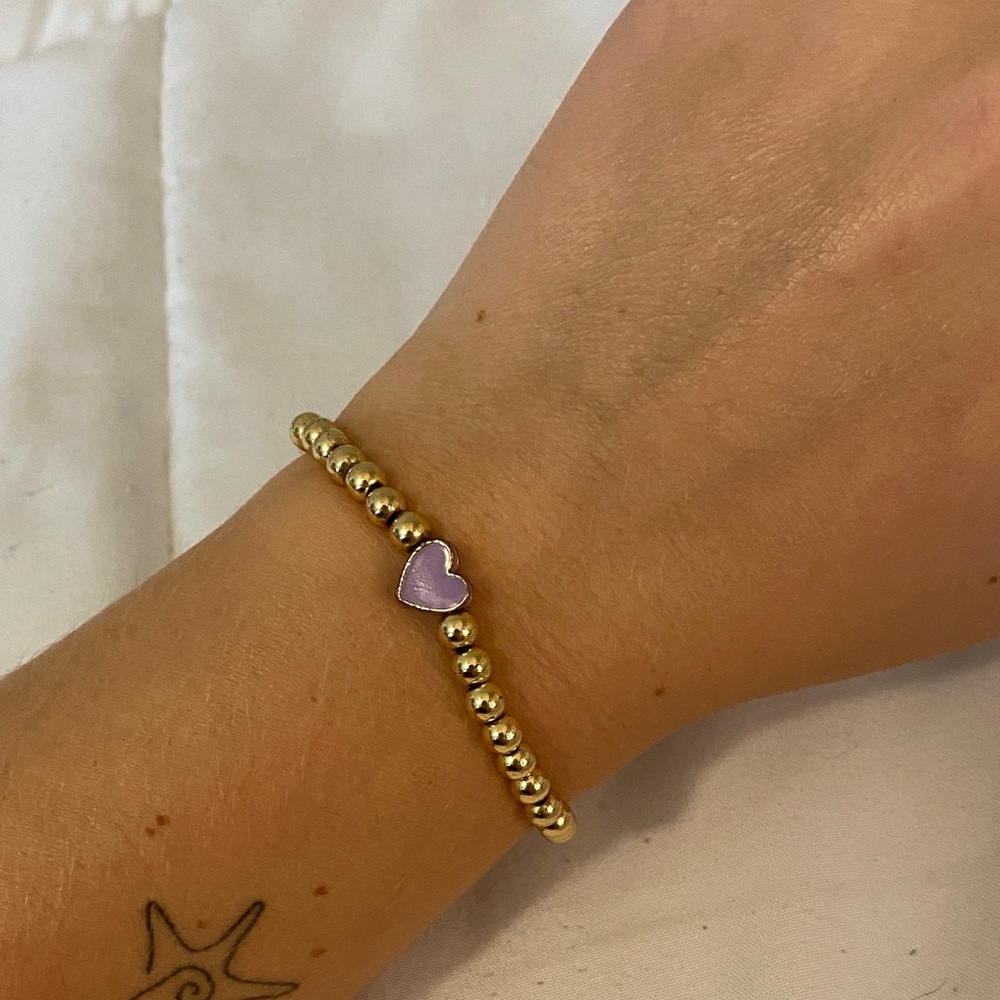 Gold Beaded Baublebar bracelet